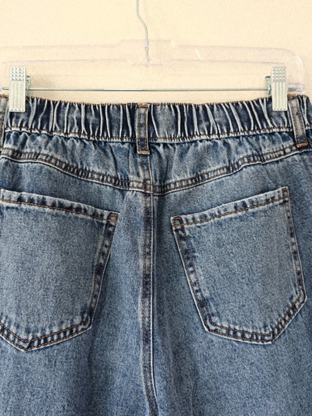 Rewash Wide Leg High Rise Jeans Women 28 Medium Wash NWT - Picture 9 of 10